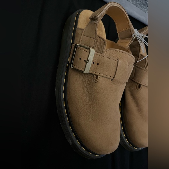 Dr. Martens Jorge ll Tan Slingback Clog with Buckle - Picture 2 of 10